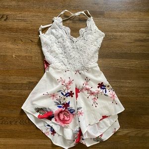 Flowery Romper